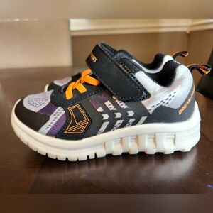 Kids' Black and Gray Sneakers